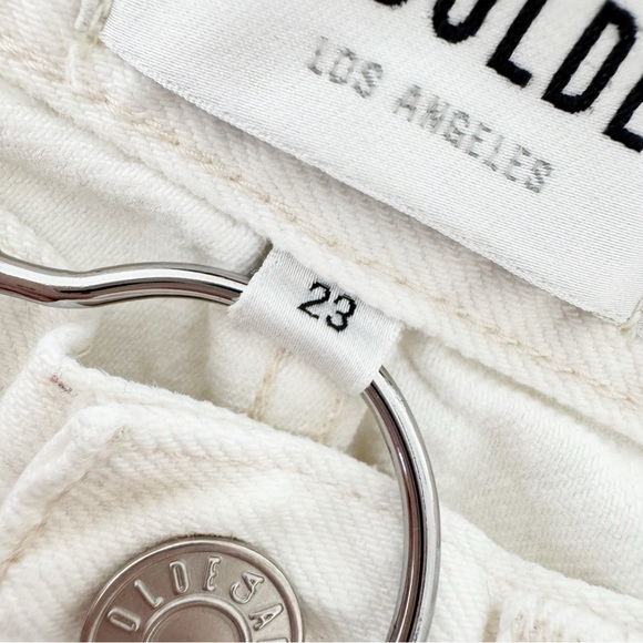 AGOLDE Riley High Rise Straight Crop Jeans in White Size 23 - Picture 8 of 10